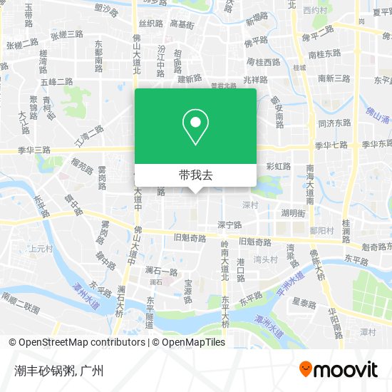潮丰砂锅粥地图