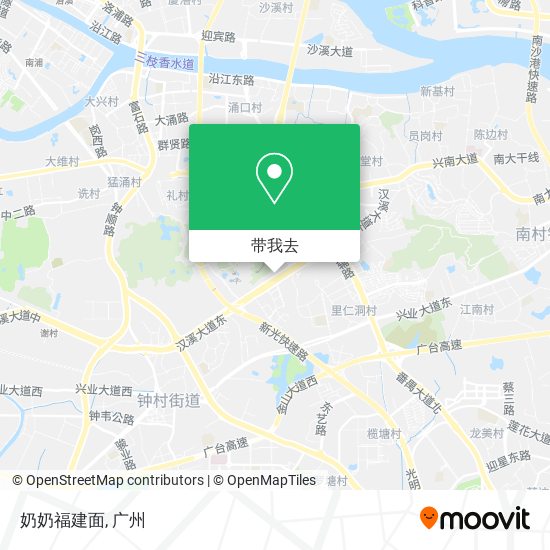 奶奶福建面地图