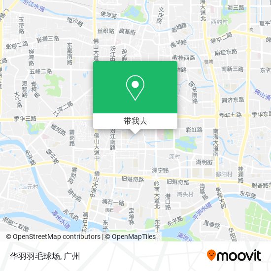 华羽羽毛球场地图