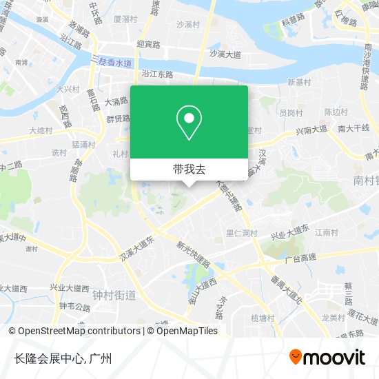 长隆会展中心地图