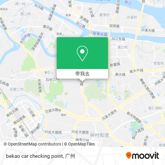 bekao car checking point地图