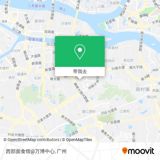 西部面食馆@万博中心地图