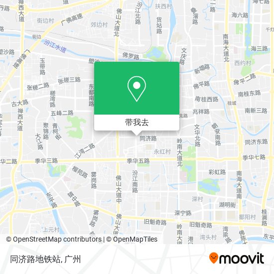 同济路地铁站地图