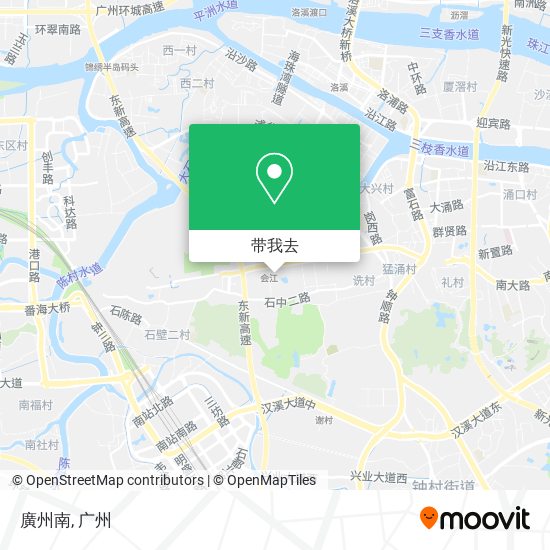 廣州南地图