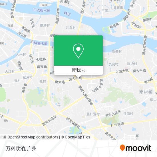 万科欧泊地图