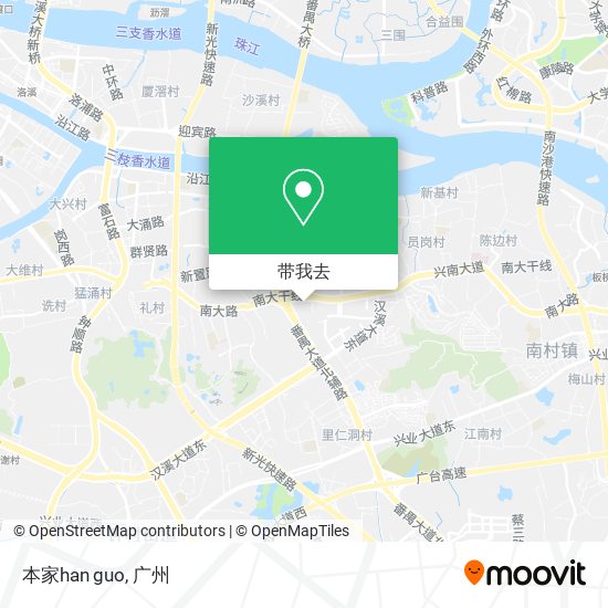 本家han guo地图