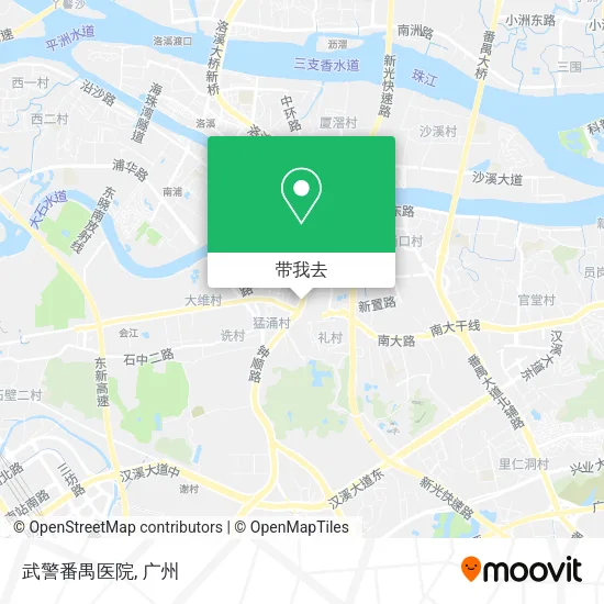 武警番禺医院地图