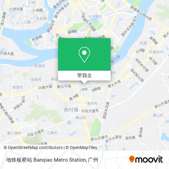 地铁板桥站 Banqiao Metro Station地图