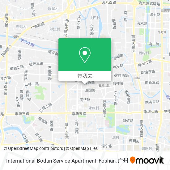 International Bodun Service Apartment, Foshan地图