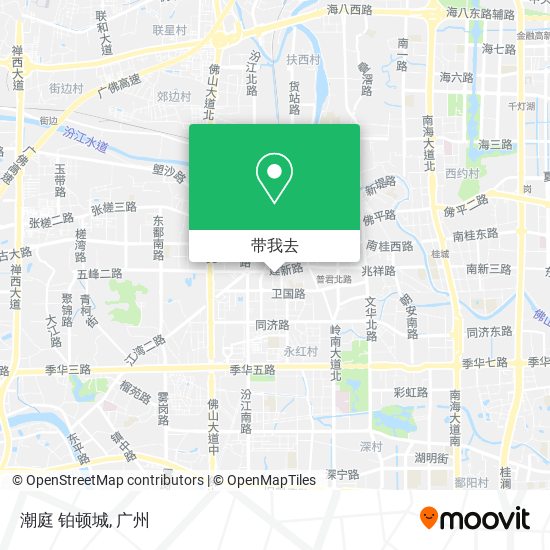 潮庭 铂顿城地图