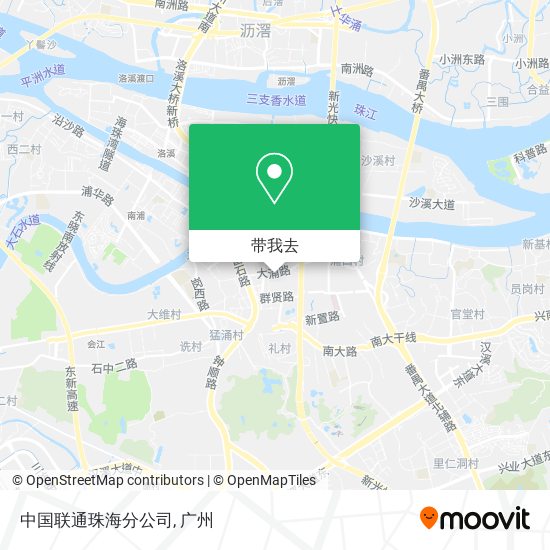 中国联通珠海分公司地图