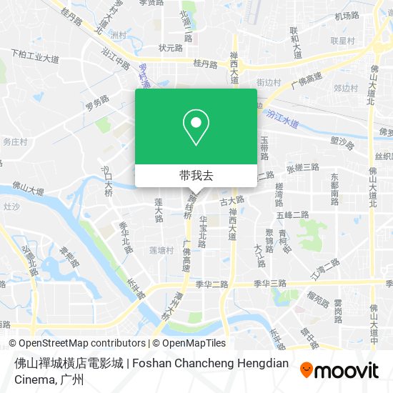 佛山禪城橫店電影城 | Foshan Chancheng Hengdian Cinema地图
