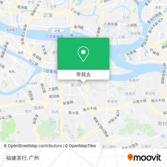 福健茶行地图