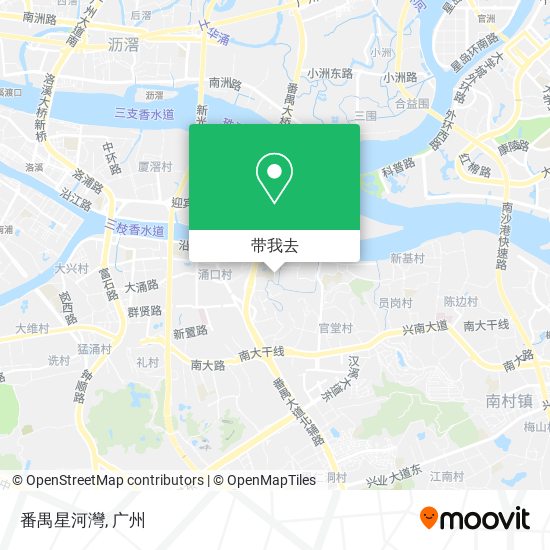 番禺星河灣地图