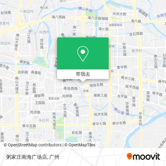 粥家庄南海广场店地图