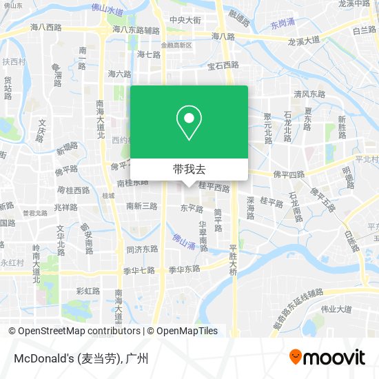 McDonald's (麦当劳)地图