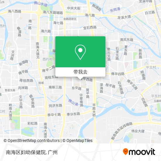 南海区妇幼保健院地图