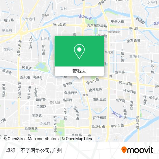 卓维上不了网络公司地图