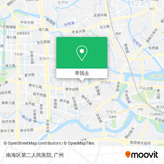 南海区第二人民医院地图
