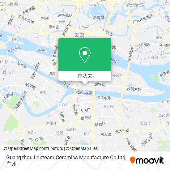 Guangzhou Lonteam Ceramics Manufacture Co.Ltd地图
