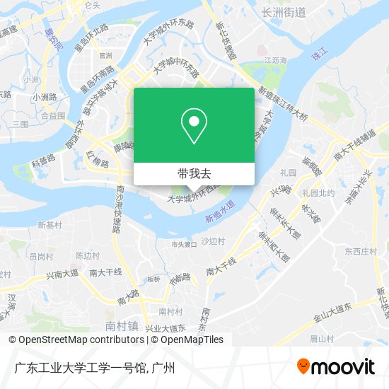 广东工业大学工学一号馆地图
