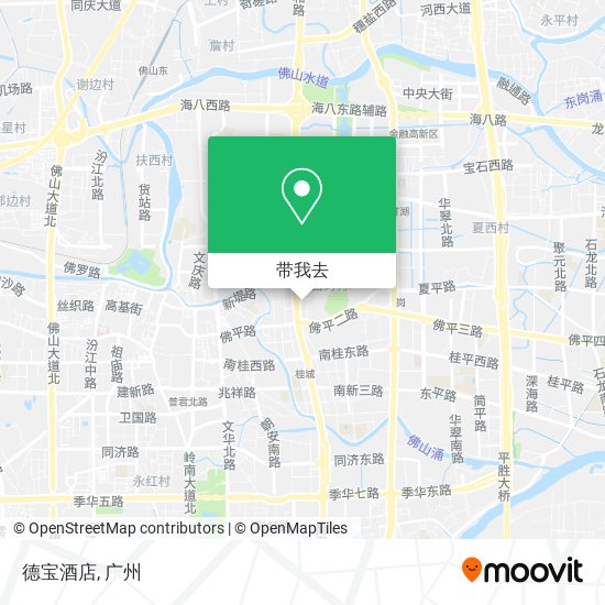德宝酒店地图