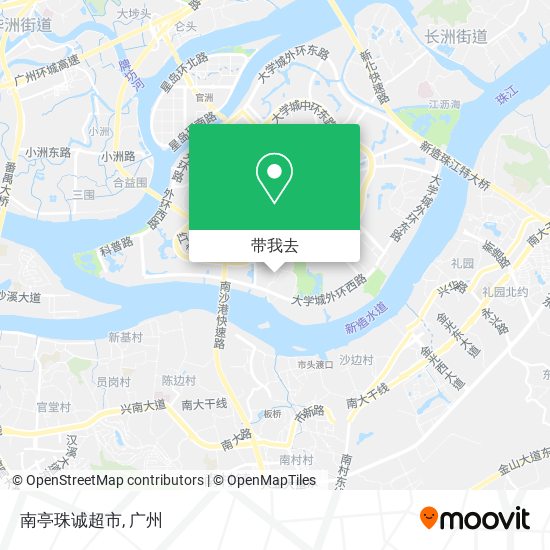 南亭珠诚超市地图