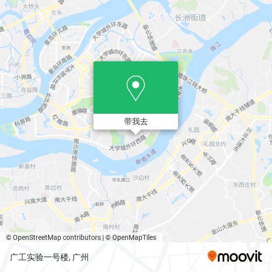 广工实验一号楼地图