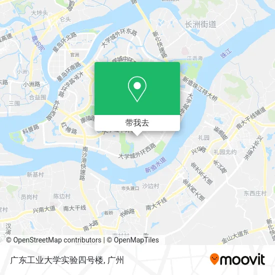 广东工业大学实验四号楼地图