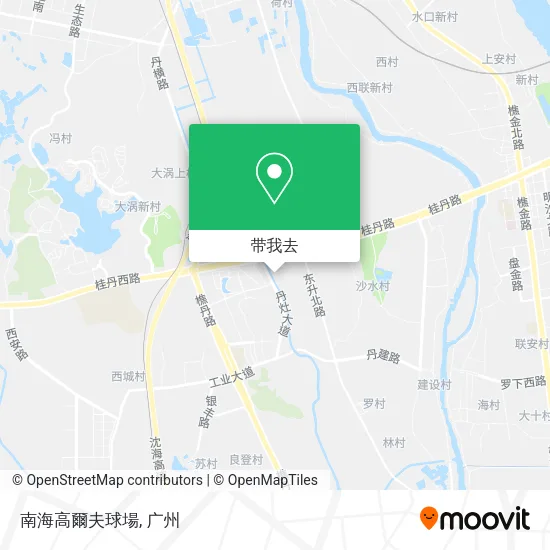 南海高爾夫球場地图