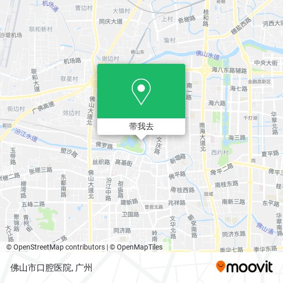 佛山市口腔医院地图