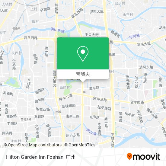 Hilton Garden Inn Foshan地图