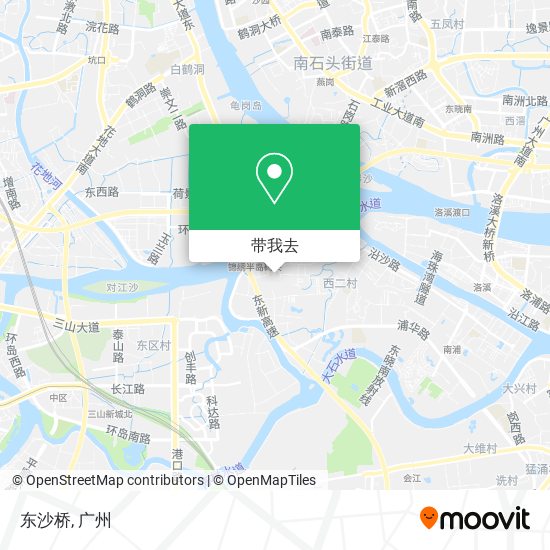 东沙桥地图