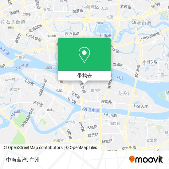 中海蓝湾地图