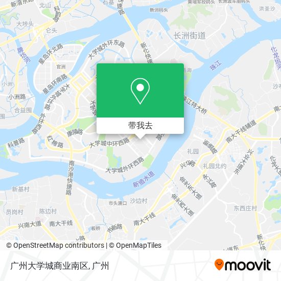 广州大学城商业南区地图