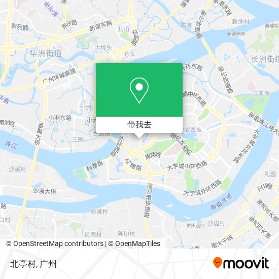 北亭村地图