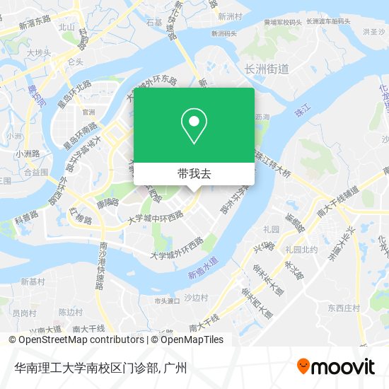 华南理工大学南校区门诊部地图