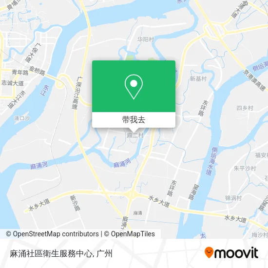 麻涌社區衛生服務中心地图