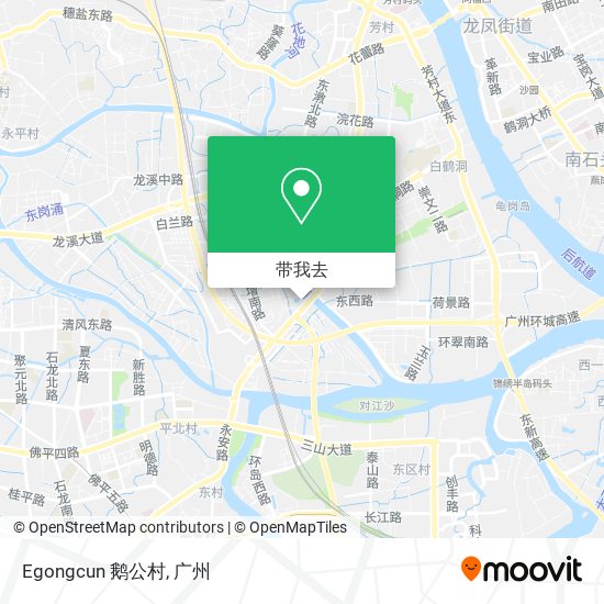 Egongcun 鹅公村地图