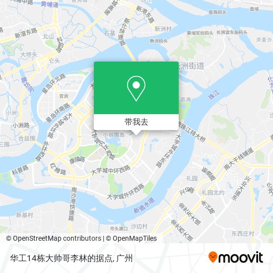 华工14栋大帅哥李林的据点地图