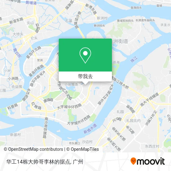 华工14栋大帅哥李林的据点地图