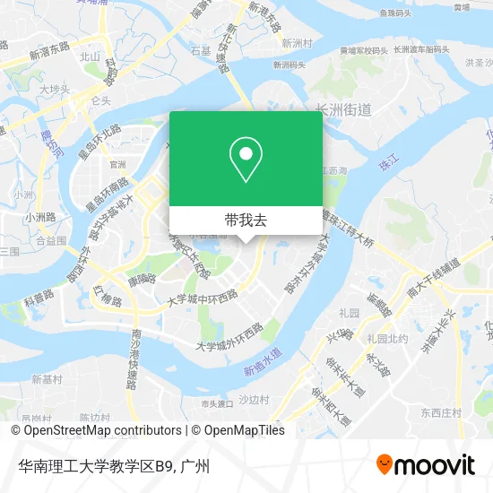 华南理工大学教学区B9地图