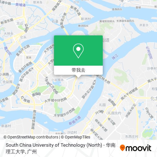 South China University of Technology (North) - 华南理工大学地图