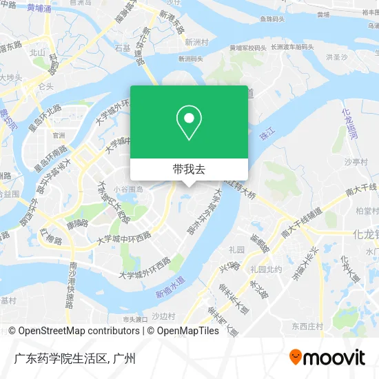广东药学院生活区地图