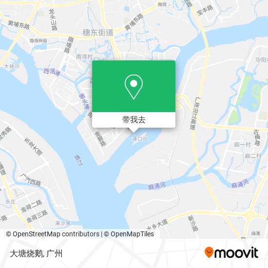 大塘烧鹅地图