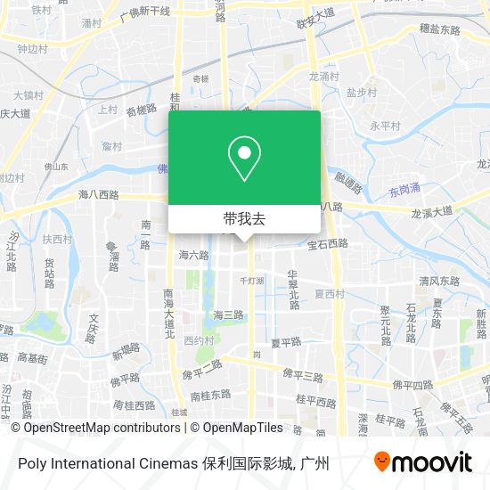Poly International Cinemas 保利国际影城地图