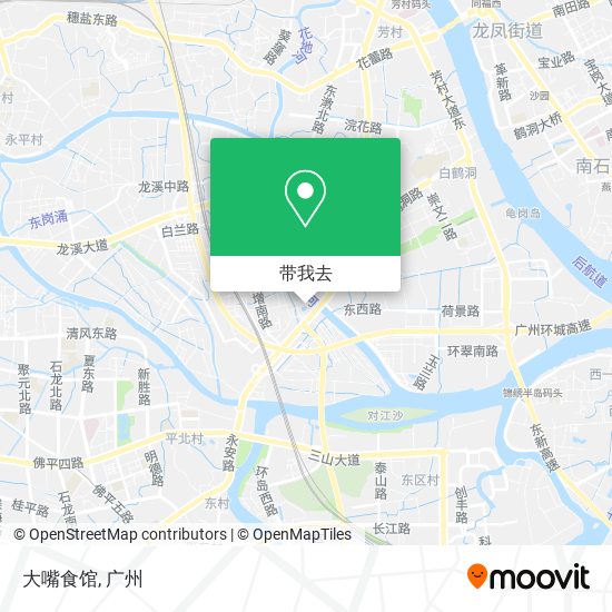 大嘴食馆地图