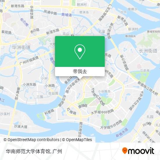 华南师范大学体育馆地图