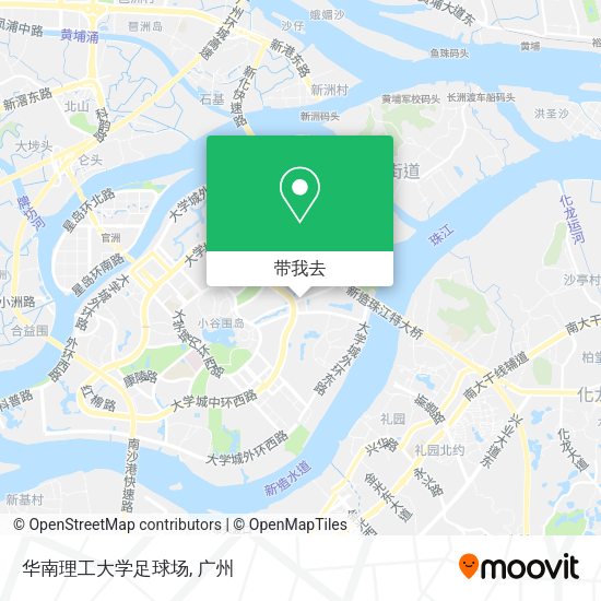 华南理工大学足球场地图