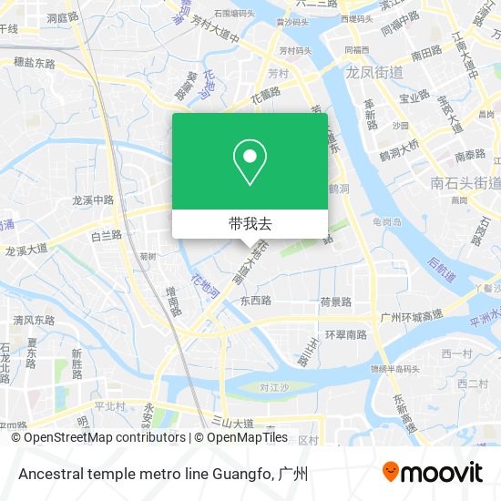 Ancestral temple metro line Guangfo地图